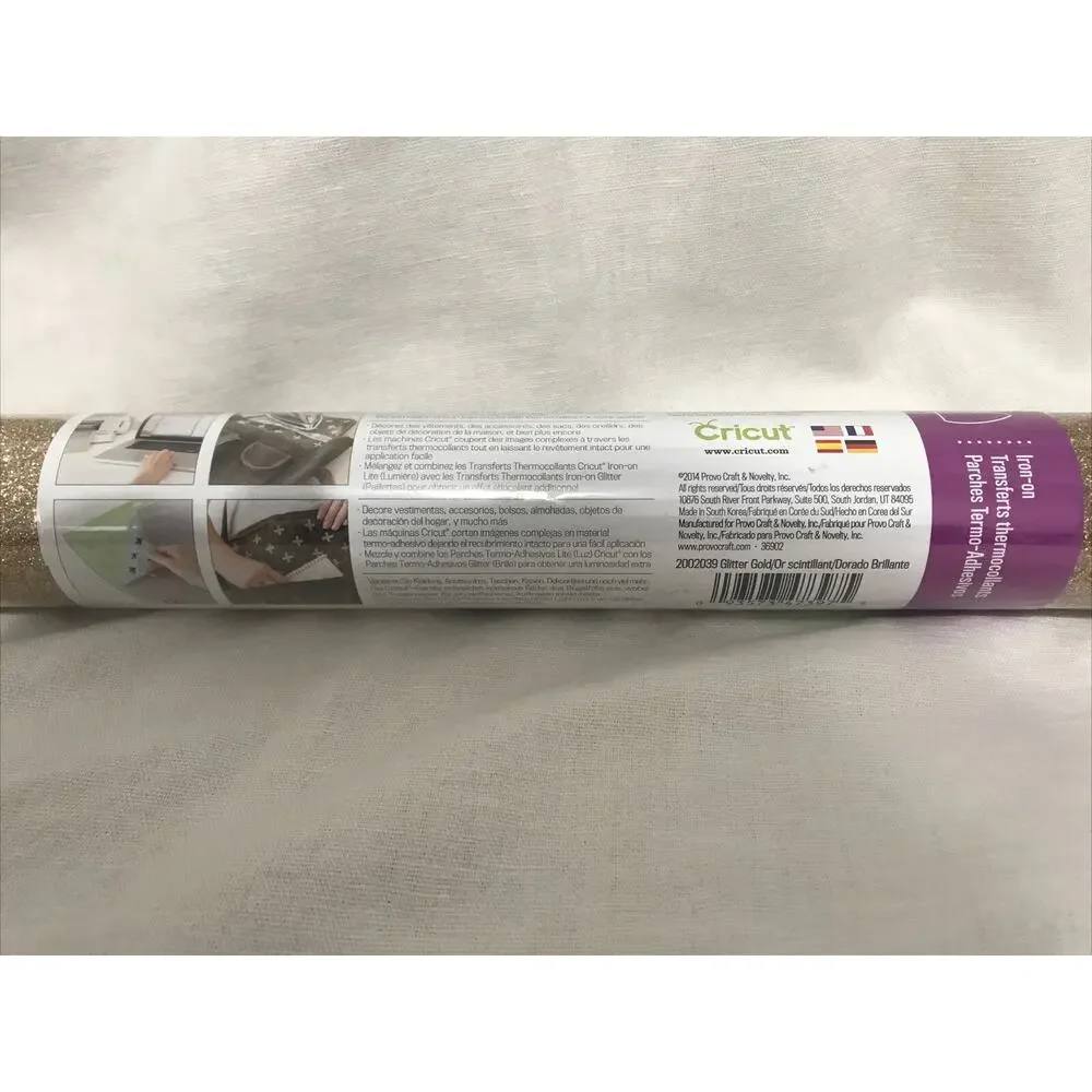 Cricut Glitter Vinyl Iron-On  12